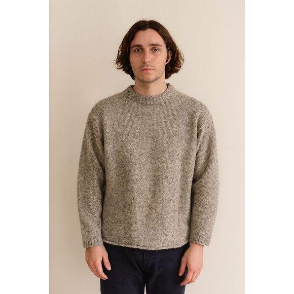 VTG Abercrombie & Fitch The Big Sweater 99% Wool Size Medium Heavy Chunky Knit - Picture 1 of 6
